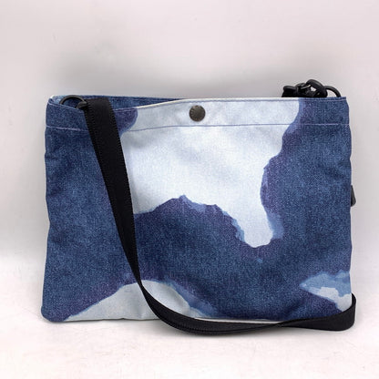 【中古品】【メンズ/レディース】 Supreme シュプリーム ×THE NORTH FACE ザ ノース フェイス NM72154I 21AW BLEACHED DENIM PRINT SHOULDER BAG ブリーチ デニム プリント ショルダー バッグ 鞄 カバン 188-250915-ya-04-izu カラー：ブルー 万代Net店