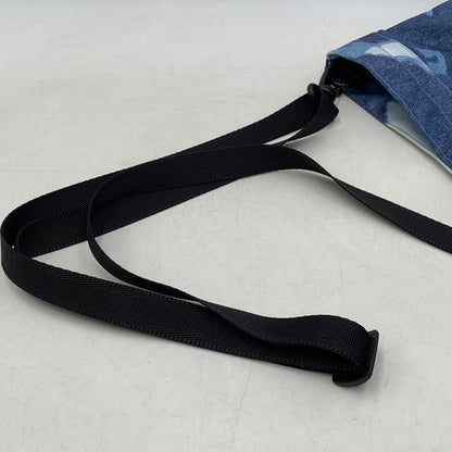 【中古品】【メンズ/レディース】 Supreme シュプリーム ×THE NORTH FACE ザ ノース フェイス NM72154I 21AW BLEACHED DENIM PRINT SHOULDER BAG ブリーチ デニム プリント ショルダー バッグ 鞄 カバン 188-250915-ya-04-izu カラー：ブルー 万代Net店