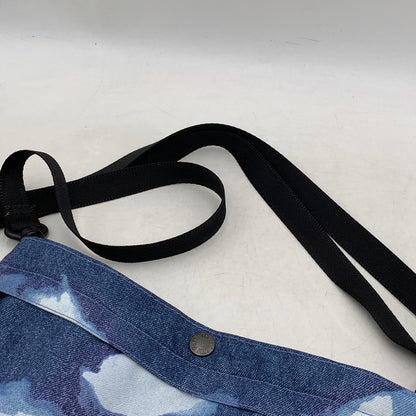 【中古品】【メンズ/レディース】 Supreme シュプリーム ×THE NORTH FACE ザ ノース フェイス NM72154I 21AW BLEACHED DENIM PRINT SHOULDER BAG ブリーチ デニム プリント ショルダー バッグ 鞄 カバン 188-250915-ya-04-izu カラー：ブルー 万代Net店