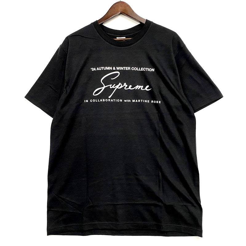 【中古美品】【メンズ】 Supreme シュプリーム × MARTINE ROSE マーティンローズ MARTINE ROSE TEE Tシャツ 半袖 トップス 149-250916-as-02-izu サイズ：M カラー：ブラック 万代Net店