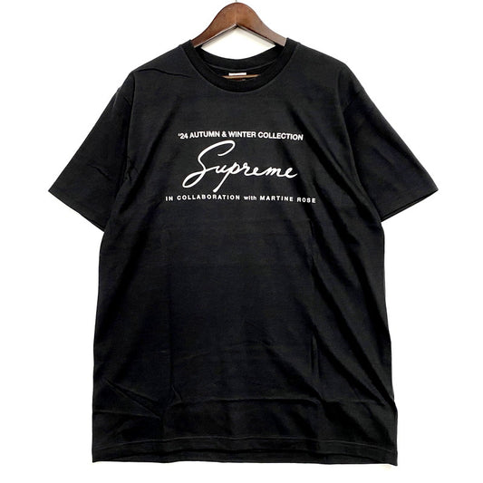 【中古美品】【メンズ】 Supreme シュプリーム × MARTINE ROSE マーティンローズ MARTINE ROSE TEE Tシャツ 半袖 トップス 149-250916-as-02-izu サイズ：M カラー：ブラック 万代Net店