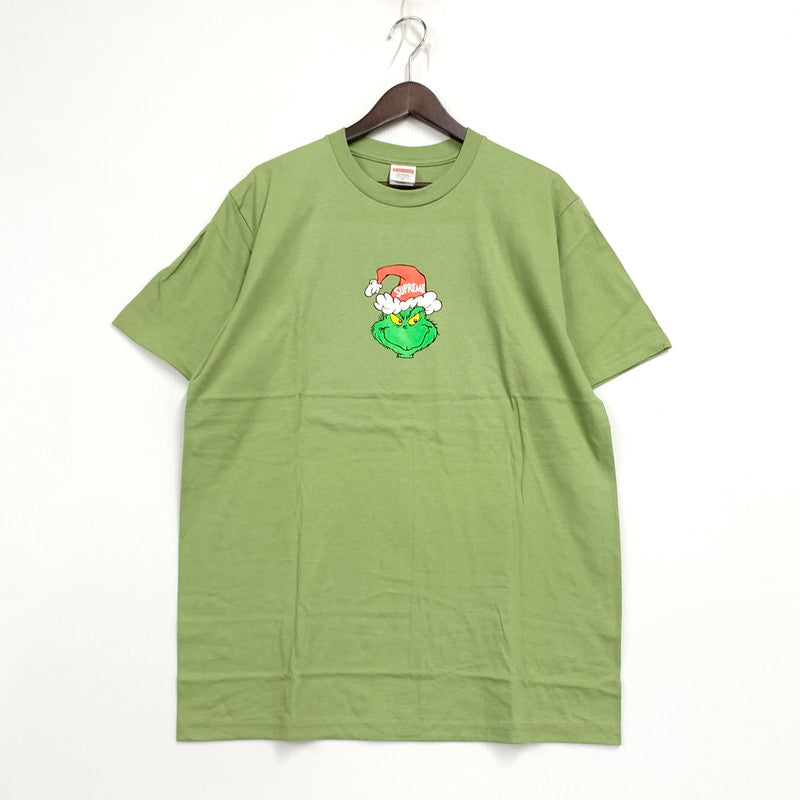 【中古美品】【メンズ】 Supreme シュプリーム 24AW GRINCH TEE グリンチ Ｔシャツ トップス 半袖 149-250915-ya-03-izu サイズ：M カラー：モスグリーン 万代Net店