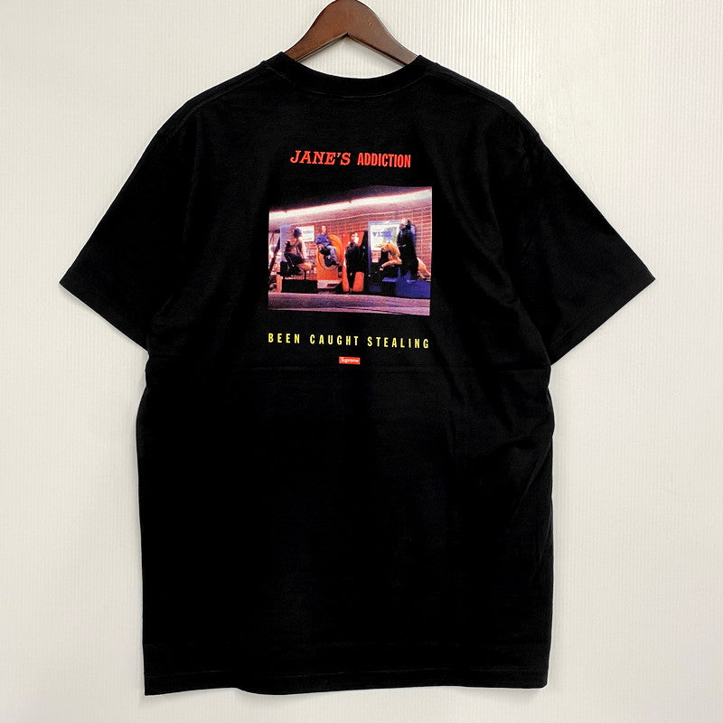 【中古美品】【メンズ】 Supreme シュプリーム JANE'S ADDICTION STEALING TEE Tシャツ 半袖 トップス 149-250916-as-01-izu サイズ：M カラー：ブラック 万代Net店