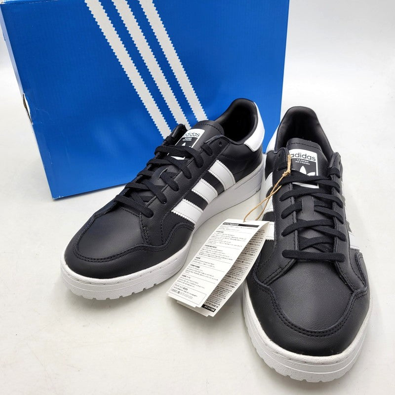 【中古美品】【メンズ】 adidas アディダス TEAM COURT EF6048 チームコート スニーカー シューズ 靴 161-250930-as-21-izu サイズ：27cm カラー：CBLACK/FTWWHT/CBLACK 万代Net店