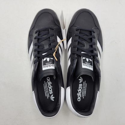 【中古美品】【メンズ】 adidas アディダス TEAM COURT EF6048 チームコート スニーカー シューズ 靴 161-250930-as-21-izu サイズ：27cm カラー：CBLACK/FTWWHT/CBLACK 万代Net店