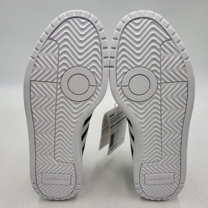 【中古美品】【メンズ】 adidas アディダス TEAM COURT EF6048 チームコート スニーカー シューズ 靴 161-250930-as-21-izu サイズ：27cm カラー：CBLACK/FTWWHT/CBLACK 万代Net店