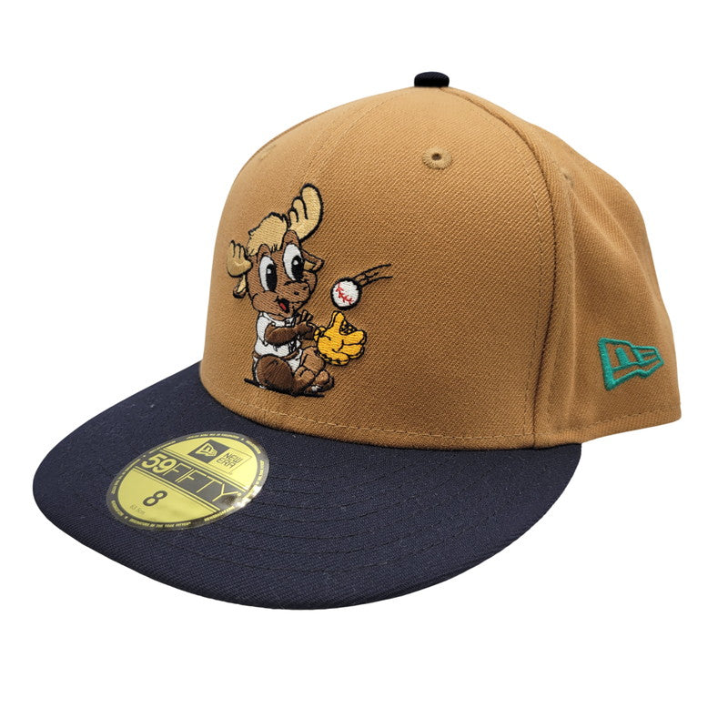 【中古品】【メンズ】 SEATTLE MARINERS MINI MASCOT 59FIFTY CAP シアトル・マリナーズ ミニマスコット キャップ 帽子 185-250926-hi-27-izu サイズ：8/63.5cm カラー：ブラウン/ネイビー 万代Net店