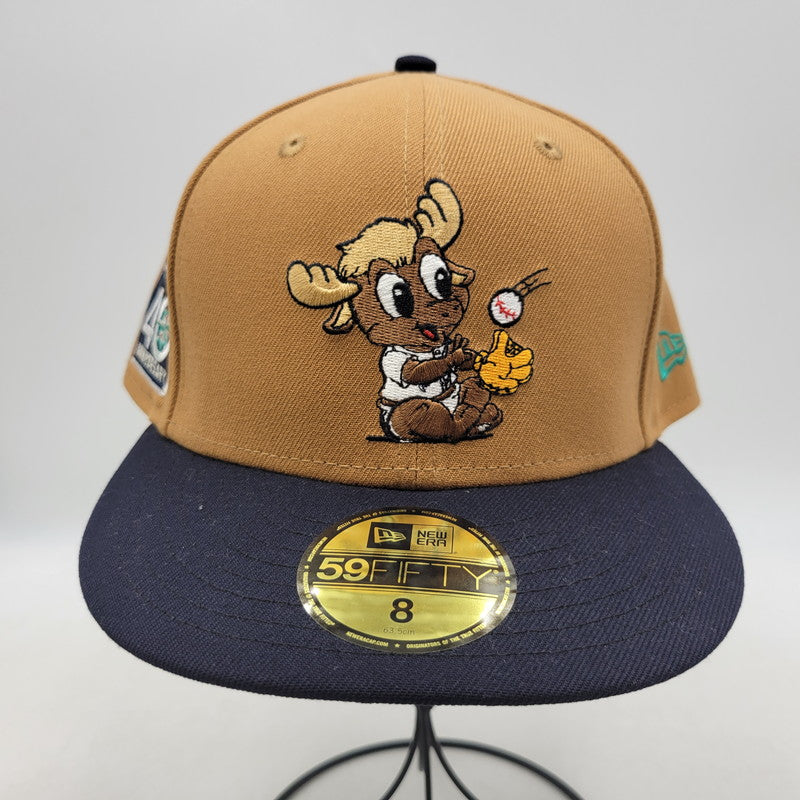 【中古品】【メンズ】 SEATTLE MARINERS MINI MASCOT 59FIFTY CAP シアトル・マリナーズ ミニマスコット キャップ 帽子 185-250926-hi-27-izu サイズ：8/63.5cm カラー：ブラウン/ネイビー 万代Net店