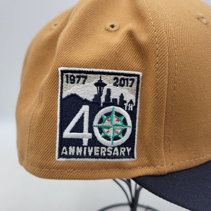 【中古品】【メンズ】 SEATTLE MARINERS MINI MASCOT 59FIFTY CAP シアトル・マリナーズ ミニマスコット キャップ 帽子 185-250926-hi-27-izu サイズ：8/63.5cm カラー：ブラウン/ネイビー 万代Net店