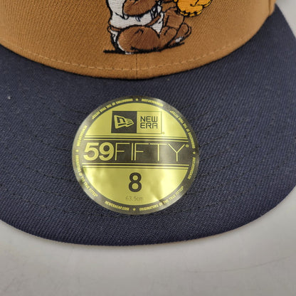 【中古品】【メンズ】 SEATTLE MARINERS MINI MASCOT 59FIFTY CAP シアトル・マリナーズ ミニマスコット キャップ 帽子 185-250926-hi-27-izu サイズ：8/63.5cm カラー：ブラウン/ネイビー 万代Net店