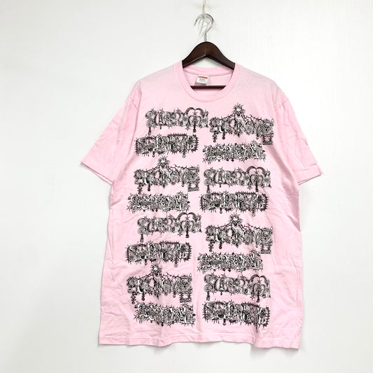 【中古品】【メンズ】 Supreme シュプリーム 22AW WOMBAT TEE ウォンバット Ｔシャツ トップス 半袖 149-250915-ya-01-izu サイズ：L カラー：ピンク 万代Net店