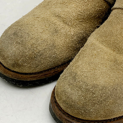 【現状渡し品】【メンズ】 RED WING レッドウィング 8268 USA製 プリント縦羽タグ SUEDE ENGINEER BOOTS スエード エンジニア ブーツ シューズ 靴 164-250915-ya-08-izu サイズ：6D カラー：ベージュ 万代Net店