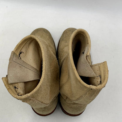 【現状渡し品】【メンズ】 RED WING レッドウィング 8268 USA製 プリント縦羽タグ SUEDE ENGINEER BOOTS スエード エンジニア ブーツ シューズ 靴 164-250915-ya-08-izu サイズ：6D カラー：ベージュ 万代Net店