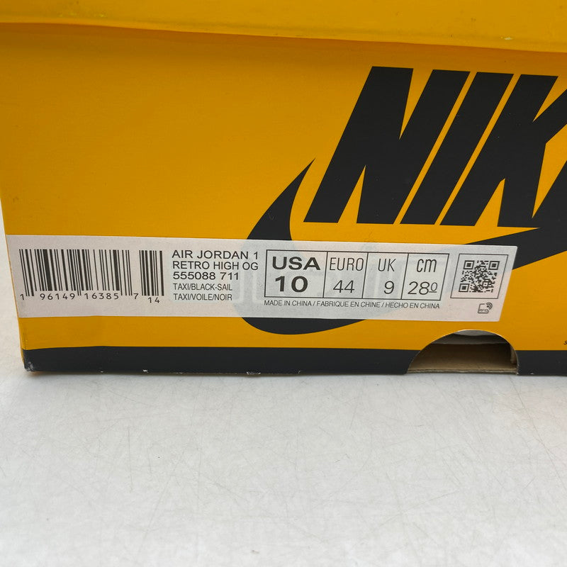 【中古品】【メンズ】 NIKE ナイキ 555088-711 AIR JORDAN 1 RETRO HIGH OG エア ジョーダン 1 レトロ ハイ OG スニーカー シューズ 靴 160-250920-ya-14-izu サイズ：28cm カラー：タクシー/ブラック/セイル 万代Net店