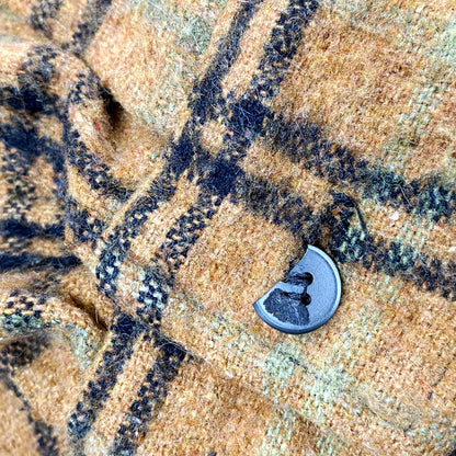 【中古品】 BREWSTER ブリュースター 70-80S WOOL MIXED CHECK LS SHIRT 70-80年代 ウール ミックスド チェック ロングスリーブ シャツ トップス 長袖 146-250916-cs-05-izu サイズ：XL カラー：ブラウン系 万代Net店