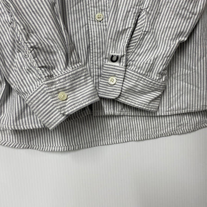 【中古品】【メンズ】 CAHLUMN カウラム 1000390900003 MAGAZINE POCKET OXFORD B.D SHIRT マガジンポケット オックスフォード ボタンダウンシャツ トップス 長袖 140-250927-ya-24-izu サイズ：L カラー：グレー系 万代Net店