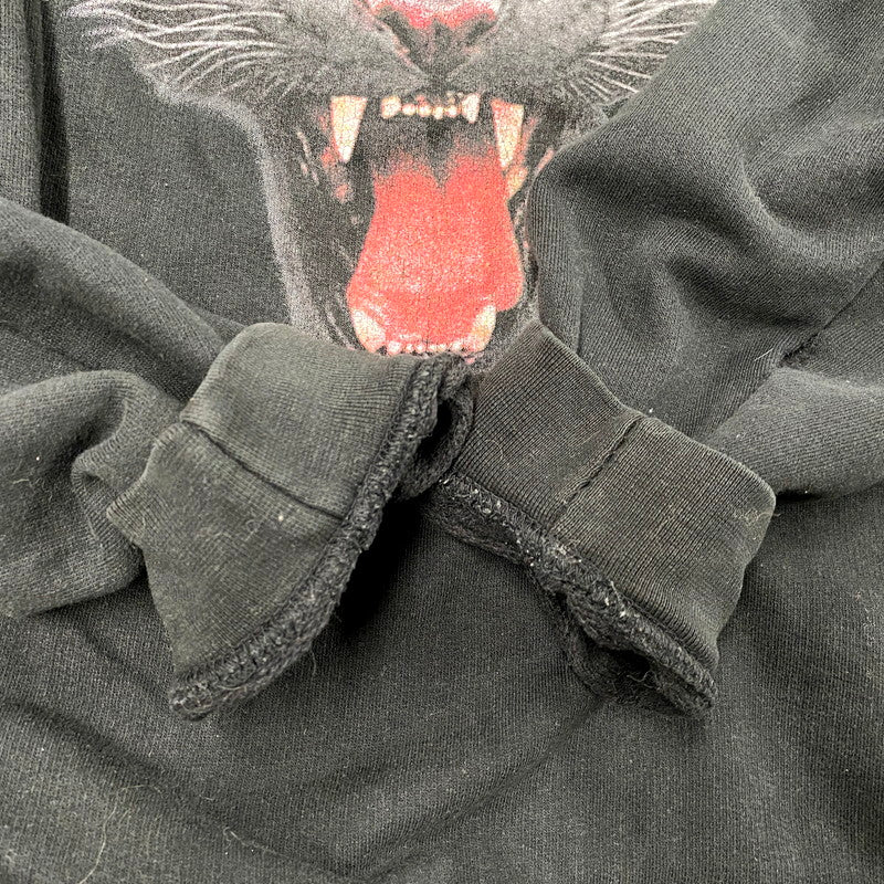 【現状渡し品】【メンズ】 STUSSY ステューシー BLACK PANTHER SWEATSHIRT ブラック パンサー スウェットシャツ トップス 長袖 142-250916-cs-02-izu サイズ：L カラー：ブラック 万代Net店