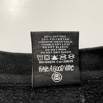 【現状渡し品】【メンズ】 STUSSY ステューシー BLACK PANTHER SWEATSHIRT ブラック パンサー スウェットシャツ トップス 長袖 142-250916-cs-02-izu サイズ：L カラー：ブラック 万代Net店