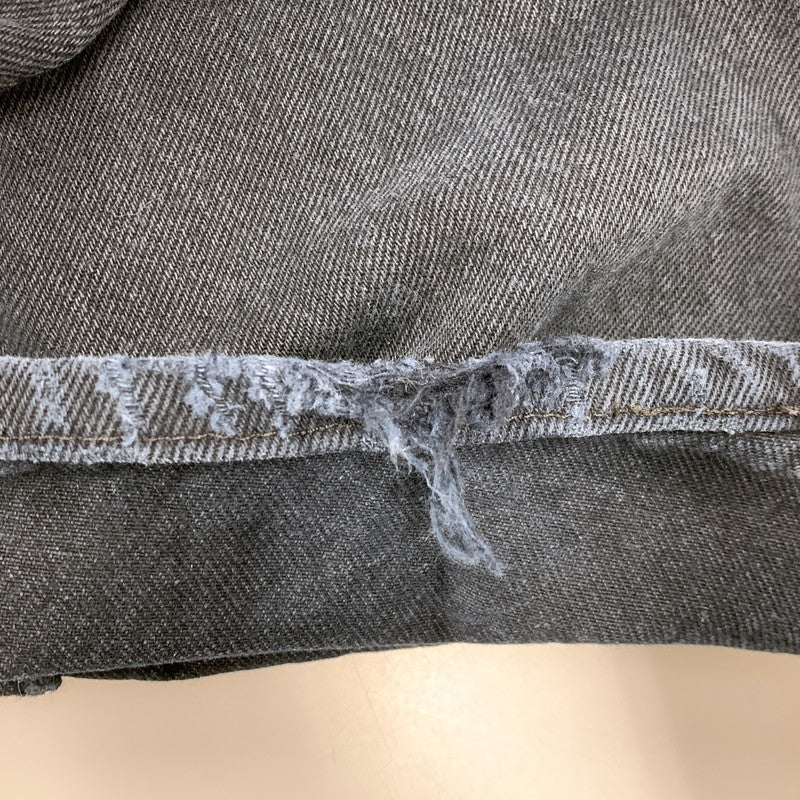 【現状渡し品】【メンズ】 LEVI'S SILVER TAB リーバイス シルバータブ 43565-1760 刻印501 USA製 1995年製 90S LOOSE DENIM PANTS ルーズ デニム パンツ ボトムス ズボン 157-260109-cs-16-izu サイズ：33×30 カラー：ネイビー系 万代Net店