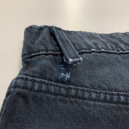 【現状渡し品】【メンズ】 LEVI'S SILVER TAB リーバイス シルバータブ 43565-1760 刻印501 USA製 1995年製 90S LOOSE DENIM PANTS ルーズ デニム パンツ ボトムス ズボン 157-260109-cs-16-izu サイズ：33×30 カラー：ネイビー系 万代Net店