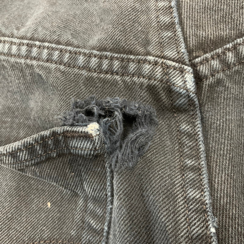 【現状渡し品】【メンズ】 LEVI'S SILVER TAB リーバイス シルバータブ 43565-1760 刻印501 USA製 1995年製 90S LOOSE DENIM PANTS ルーズ デニム パンツ ボトムス ズボン 157-260109-cs-16-izu サイズ：33×30 カラー：ネイビー系 万代Net店