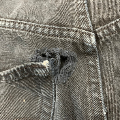 【現状渡し品】【メンズ】 LEVI'S SILVER TAB リーバイス シルバータブ 43565-1760 刻印501 USA製 1995年製 90S LOOSE DENIM PANTS ルーズ デニム パンツ ボトムス ズボン 157-260109-cs-16-izu サイズ：33×30 カラー：ネイビー系 万代Net店