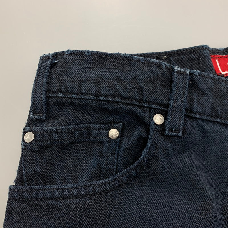 【現状渡し品】【メンズ】 LEVI'S SILVER TAB リーバイス シルバータブ 43565-1760 刻印501 USA製 1995年製 90S LOOSE DENIM PANTS ルーズ デニム パンツ ボトムス ズボン 157-260109-cs-16-izu サイズ：33×30 カラー：ネイビー系 万代Net店