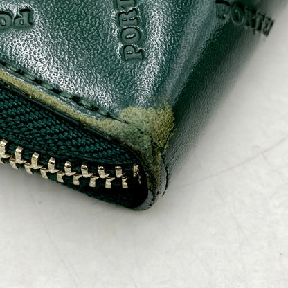 【中古品】【メンズ/レディース】 PORTER ポーター ENCHASE LONG WALLET 007-02283 エンチェイス ロングウォレット 長財布 200-250916-as-05-izu カラー：グリーン 万代Net店