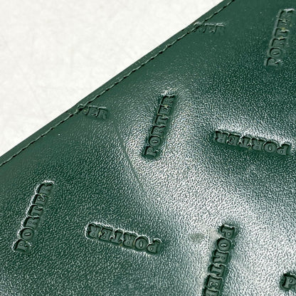 【中古品】【メンズ/レディース】 PORTER ポーター ENCHASE LONG WALLET 007-02283 エンチェイス ロングウォレット 長財布 200-250916-as-05-izu カラー：グリーン 万代Net店