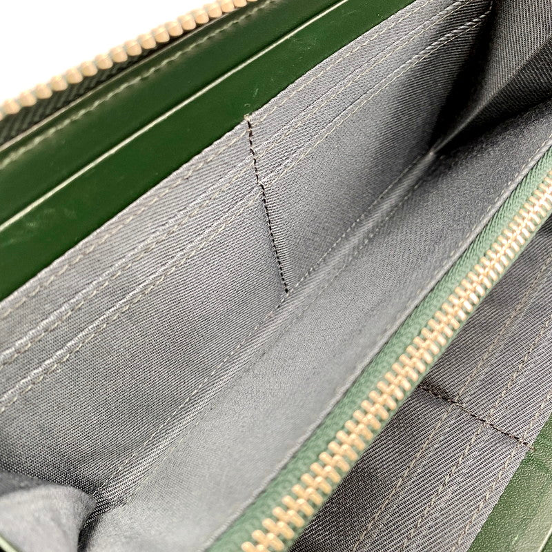 【中古品】【メンズ/レディース】 PORTER ポーター ENCHASE LONG WALLET 007-02283 エンチェイス ロングウォレット 長財布 200-250916-as-05-izu カラー：グリーン 万代Net店