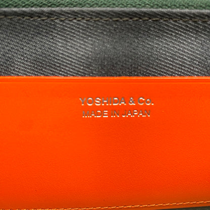 【中古品】【メンズ/レディース】 PORTER ポーター ENCHASE LONG WALLET 007-02283 エンチェイス ロングウォレット 長財布 200-250916-as-05-izu カラー：グリーン 万代Net店