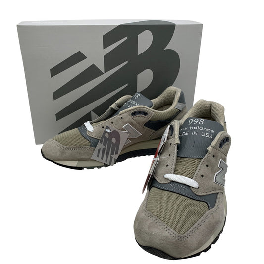 【中古美品】【メンズ】 NEW BALANCE ニューバランス U998GR USA製 998 スニーカー シューズ 靴 162-250919-cs-09-izu サイズ：27.5cm カラー：GRAY 万代Net店
