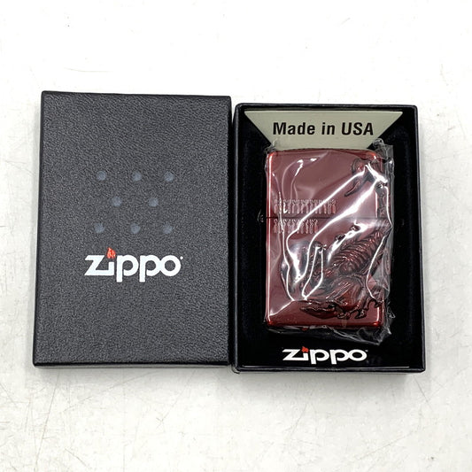 【中古品】【メンズ/レディース】 ZIPPO ジッポ VENOM SCORPION OIL LIGHTER ヴェノム スコーピオン オイルライター 喫煙具 206-250921-as-05-izu カラー：レッド 万代Net店