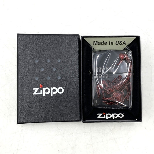 【中古品】【メンズ/レディース】 ZIPPO ジッポ VENOM SCORPION OIL LIGHTER ヴェノム スコーピオン オイルライター 喫煙具 206-250921-as-04-izu カラー：ブラック×レッド 万代Net店