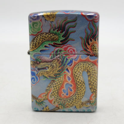 【中古美品】【メンズ/レディース】 DRAGON DESIGN OIL LIGHTER ドラゴン デザイン オイル ライター 喫煙具 206-260102-cs-02-izu カラー：マルチ 万代Net店