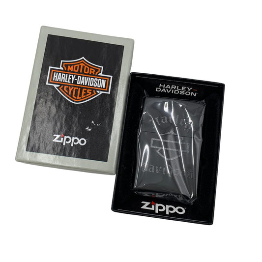 【中古美品】【メンズ】 ZIPPO×HARLEY-DAVIDSON ジッポ×ハーレーダビッドソン LOGO OIL LIGHTER ロゴ オイル ライター 喫煙具 206-260203-cs-19-izu カラー：ブラック 万代Net店