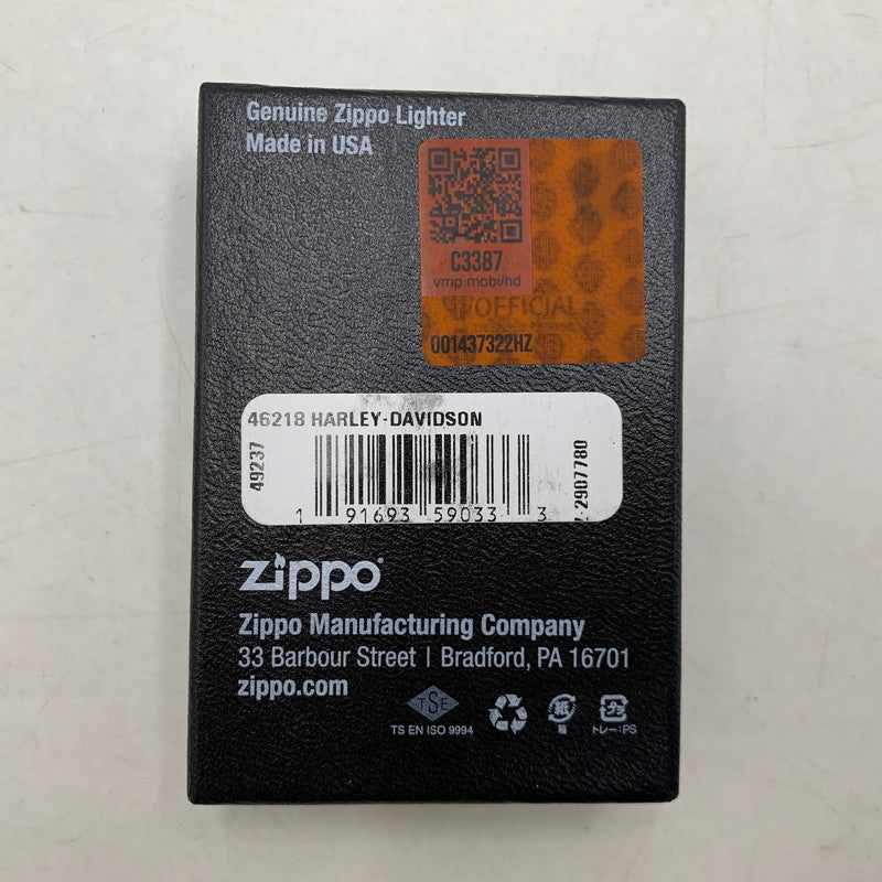 【中古美品】【メンズ】 ZIPPO×HARLEY-DAVIDSON ジッポ×ハーレーダビッドソン LOGO OIL LIGHTER ロゴ オイル ライター 喫煙具 206-260203-cs-19-izu カラー：ブラック 万代Net店