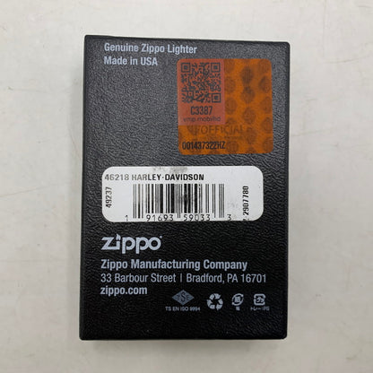 【中古美品】【メンズ】 ZIPPO×HARLEY-DAVIDSON ジッポ×ハーレーダビッドソン LOGO OIL LIGHTER ロゴ オイル ライター 喫煙具 206-260203-cs-19-izu カラー：ブラック 万代Net店