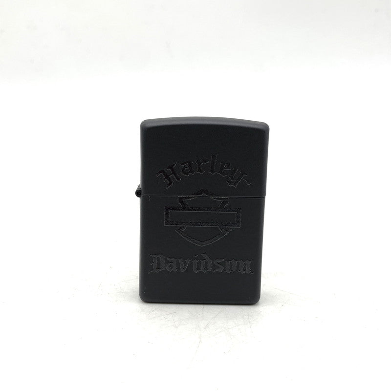 【中古美品】【メンズ】 ZIPPO×HARLEY-DAVIDSON ジッポ×ハーレーダビッドソン LOGO OIL LIGHTER ロゴ オイル ライター 喫煙具 206-260203-cs-19-izu カラー：ブラック 万代Net店