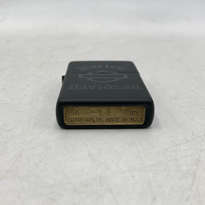 【中古美品】【メンズ】 ZIPPO×HARLEY-DAVIDSON ジッポ×ハーレーダビッドソン LOGO OIL LIGHTER ロゴ オイル ライター 喫煙具 206-260203-cs-19-izu カラー：ブラック 万代Net店