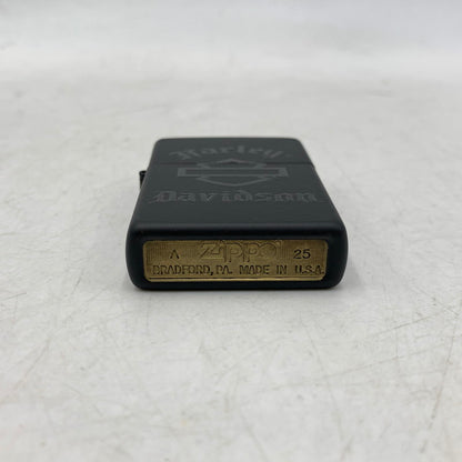 【中古美品】【メンズ】 ZIPPO×HARLEY-DAVIDSON ジッポ×ハーレーダビッドソン LOGO OIL LIGHTER ロゴ オイル ライター 喫煙具 206-260203-cs-19-izu カラー：ブラック 万代Net店