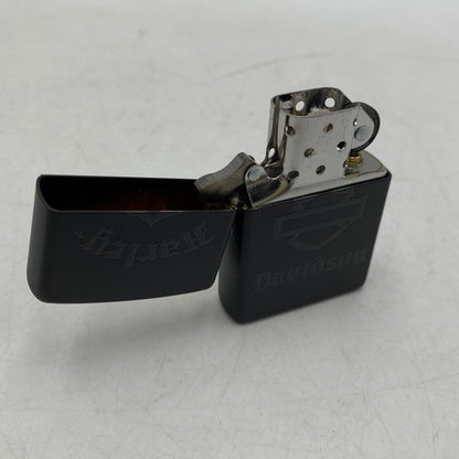 【中古美品】【メンズ】 ZIPPO×HARLEY-DAVIDSON ジッポ×ハーレーダビッドソン LOGO OIL LIGHTER ロゴ オイル ライター 喫煙具 206-260203-cs-19-izu カラー：ブラック 万代Net店