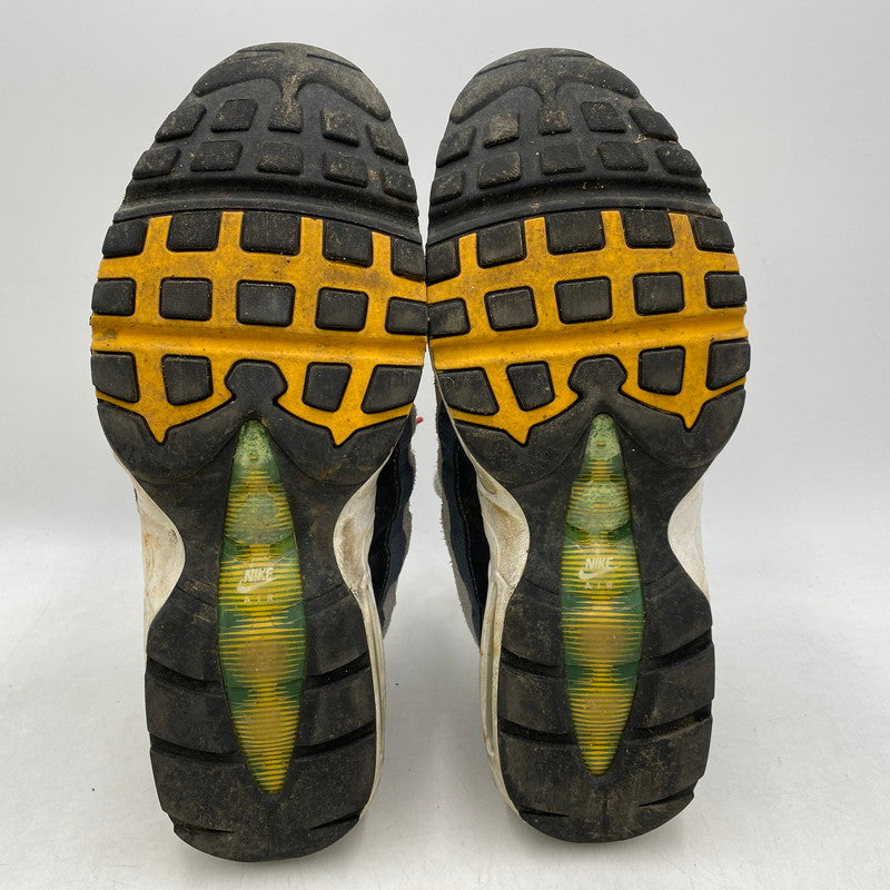 【現状渡し品】【メンズ】 NIKE ナイキ AIR MAX エアマックス 95 スニーカー 靴 シューズ 160-250927-ya-10-izu サイズ：28cm カラー：PURE PLATINUM/UNIVERSITY GOLD/CINNABAR/GORGE GREEN 万代Net店