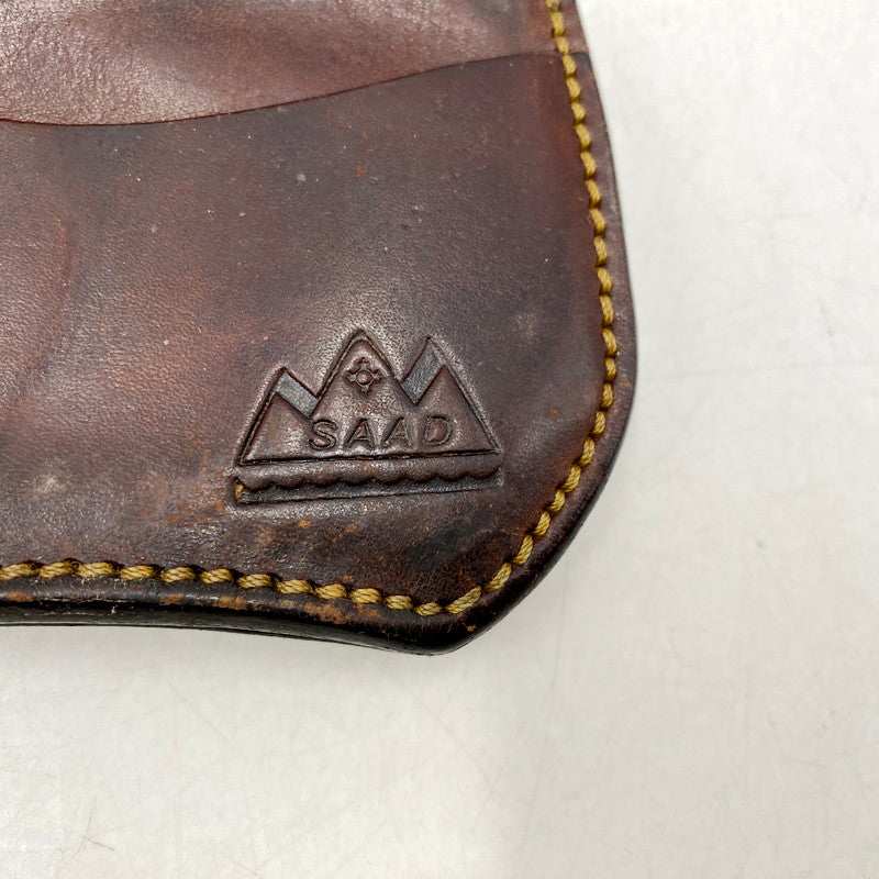 現状渡し品】【メンズ】 SAAD サード BUFFALO CONCHO LEATHER LONG