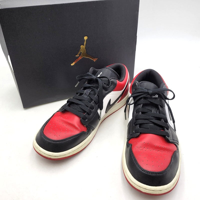 【中古品】【メンズ】 NIKE ナイキ AIR JORDAN 1 LOW 553558-612 エア ジョーダン 1 ロー スニーカー シューズ 靴 160-250930-as-19-izu サイズ：28cm カラー：GYM RED/WHITE-BLACK 万代Net店