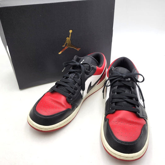 【中古品】【メンズ】 NIKE ナイキ AIR JORDAN 1 LOW 553558-612 エア ジョーダン 1 ロー スニーカー シューズ 靴 160-250930-as-19-izu サイズ：28cm カラー：GYM RED/WHITE-BLACK 万代Net店