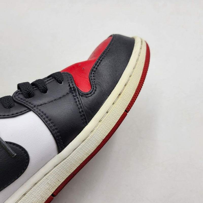 【中古品】【メンズ】 NIKE ナイキ AIR JORDAN 1 LOW 553558-612 エア ジョーダン 1 ロー スニーカー シューズ 靴 160-250930-as-19-izu サイズ：28cm カラー：GYM RED/WHITE-BLACK 万代Net店