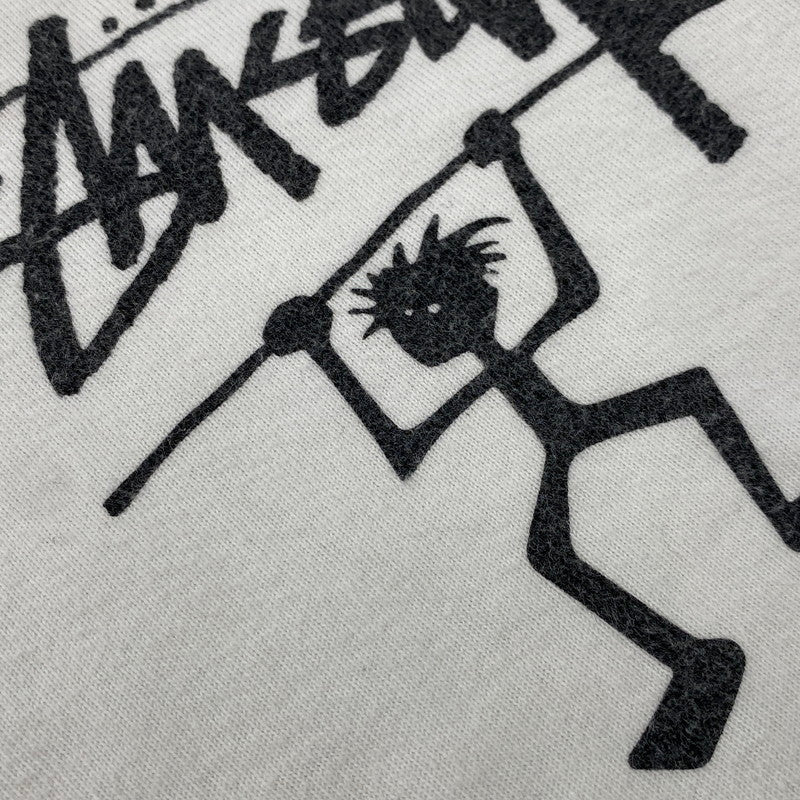 【現状渡し品】【メンズ】 STUSSY ステューシー SHADOWMAN シャドーマン SS TEE ショートスリーブ Ｔシャツ トップス 半袖 142-250927-ya-26-izu サイズ：M カラー：ホワイト 万代Net店