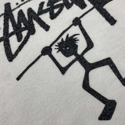 【現状渡し品】【メンズ】 STUSSY ステューシー SHADOWMAN シャドーマン SS TEE ショートスリーブ Ｔシャツ トップス 半袖 142-250927-ya-26-izu サイズ：M カラー：ホワイト 万代Net店