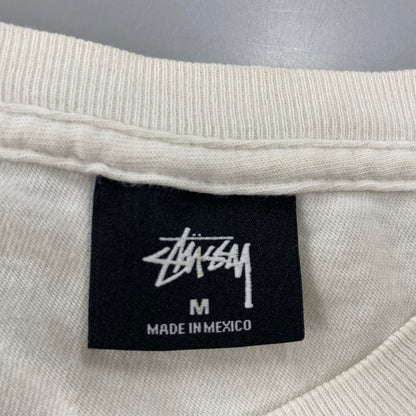 【現状渡し品】【メンズ】 STUSSY ステューシー SHADOWMAN シャドーマン SS TEE ショートスリーブ Ｔシャツ トップス 半袖 142-250927-ya-26-izu サイズ：M カラー：ホワイト 万代Net店